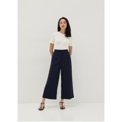 Nyra Linen Wide Leg Culottes