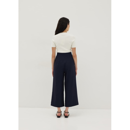 Nyra Linen Wide Leg Culottes