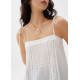 Cotton Lace Trim Camisole Top