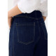 Denim Cropped Wide Leg Culottes