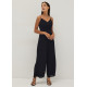 Marlene Pleated Straight Leg Jumpsuit