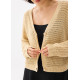 Relaxed V-neck Knit Cardigan