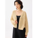 Relaxed V-neck Knit Cardigan