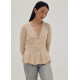 Rio Peplum Knit Cardigan