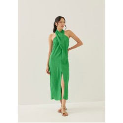 Morgann Column Wrap Maxi Dress