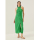 Morgann Column Wrap Maxi Dress