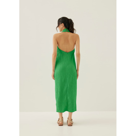 Morgann Column Wrap Maxi Dress