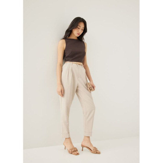 Phylis Tailored Peg Leg Pants