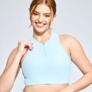 Anti-Bacterial Breast Protective Zipper Bra