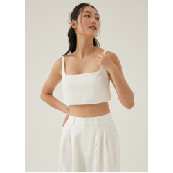 Veera Padded Cropped Tank Top