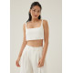 Veera Padded Cropped Tank Top