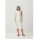 Graziela Collared Trapeze Midi Dress