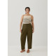 Zaldie Pleat Peg Leg Pants