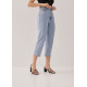 Aurelie High Rise Straight Crop Denim Jeans