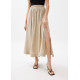 Rei Elastic Linen A-line Maxi Skirt