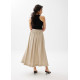 Rei Elastic Linen A-line Maxi Skirt