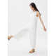 Round Neck Straight Leg Jumpsuit