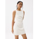 Linh Boat Neck A-line Mini Dress