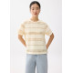 Relaxed Broderie Round Neck Tee