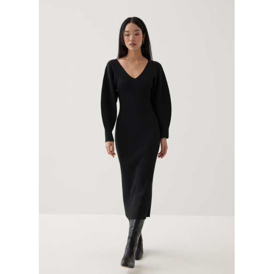 Veera Knit Column Midaxi Dress