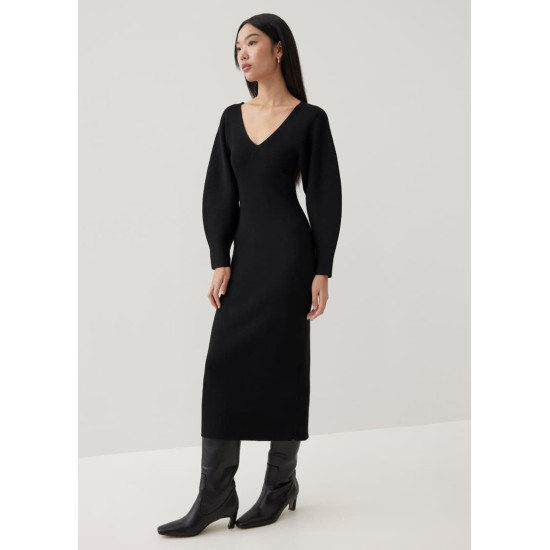 Veera Knit Column Midaxi Dress