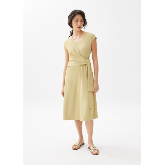 Knot Column Midi Dress