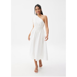 Cotton Toga Fit & Flare Midaxi Dress