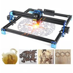 Fan’ensheng Laser Engraving Machine 400mm*380mm Engrave Area Frame Cutter Printer Engraver Metal Wood Stainless Steel Carving - 5.5W