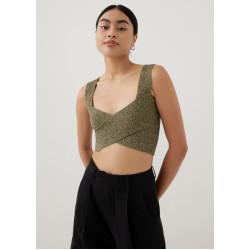 Ansley Knit Reversible Crop Top