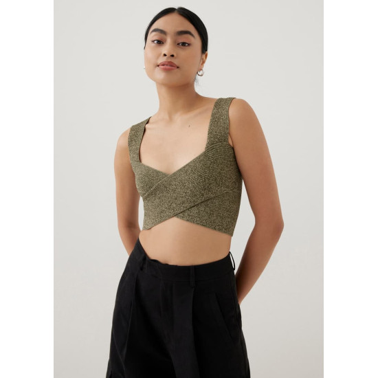 Ansley Knit Reversible Crop Top