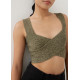 Ansley Knit Reversible Crop Top