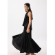 Pleated Trapeze Maxi Dress