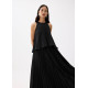 Pleated Trapeze Maxi Dress