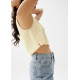 Liana Linen Crop Shell Top