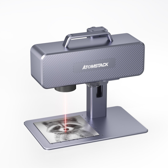 ATOMSTACK M4 Fiber Laser Engraver 12000mm/S Ultra-fast Marking Speed Portable Desktop/Handheld 2-in-1 High-Precision Industrial Grade Marking Machine