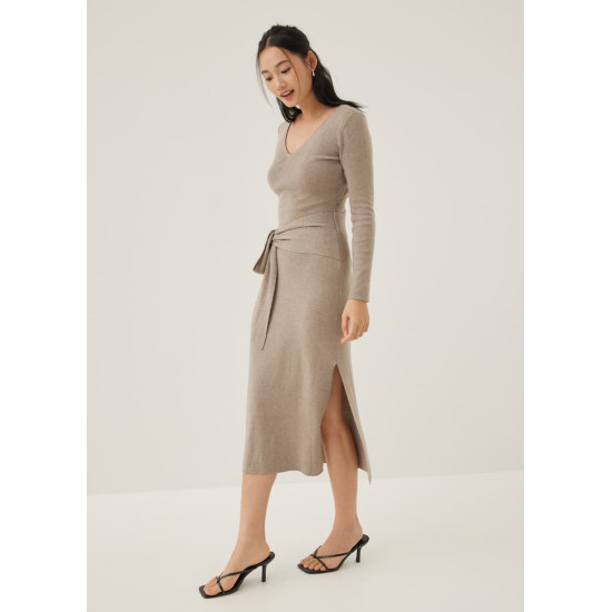 Issie Knit Column Midi Dress