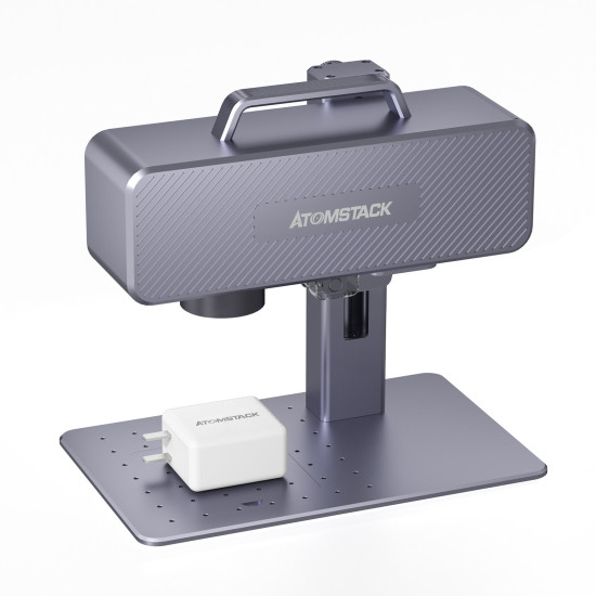 ATOMSTACK M4 Fiber Laser Engraver 12000mm/S Ultra-fast Marking Speed Portable Desktop/Handheld 2-in-1 High-Precision Industrial Grade Marking Machine