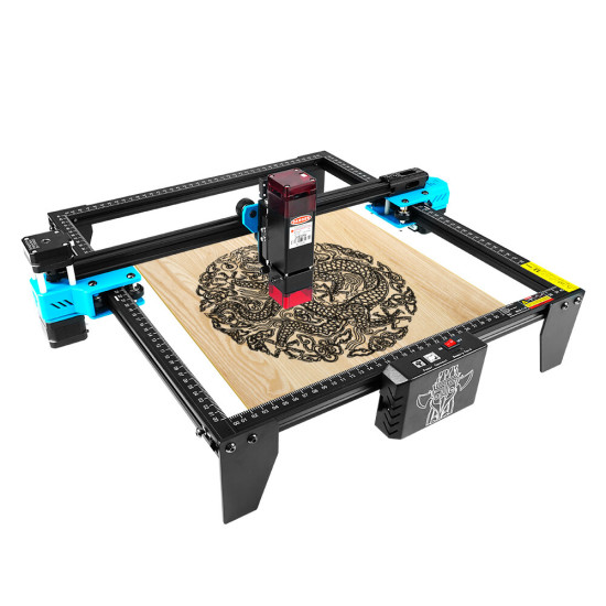  TWOTREES 10W TTS-10 Laser Engraver Upgraded Totem S Engraving Machine 300x300mm Engraving Area 10W Laser Module APP Connection Remote Control