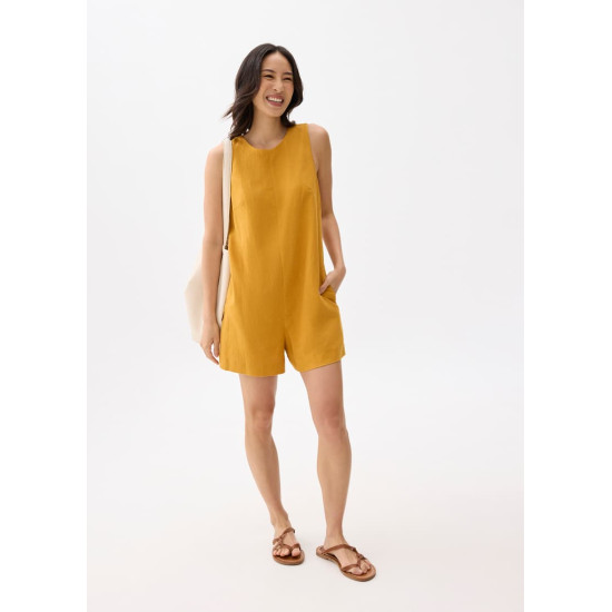 Relaxed Linen A-line Romper