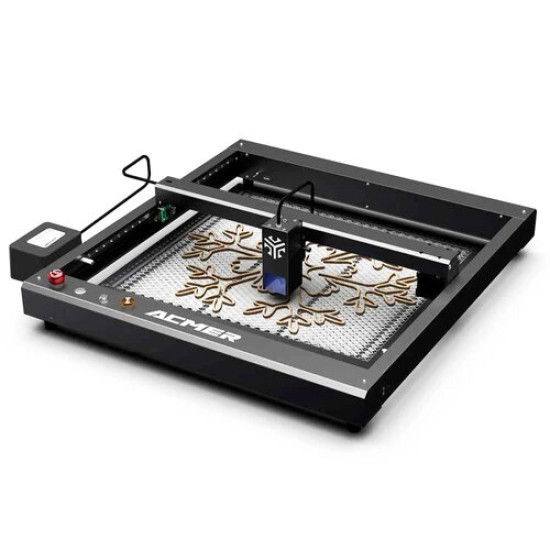  ACMER P2 10W Laser Engraver DIY Engraving Machine Fixed Focus Engraving at 30000mm/min Ultra-silent Auto Air Assist