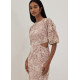 Venus Lace Cut Out Midi Dress