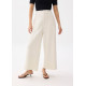 High Waist Cropped Wide Leg Culottes