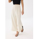 High Waist Cropped Wide Leg Culottes