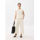 High Waist Cropped Wide Leg Culottes