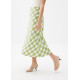 Gingham A-line Midaxi Skirt