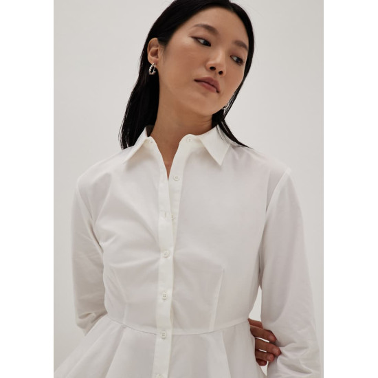 Coraline Peplum Collar Shirt