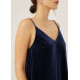 Zaley Velvet Slip Midaxi Dress