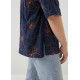 Lance Unisex Embroidered Collared Shirt in Rekindled Blooms