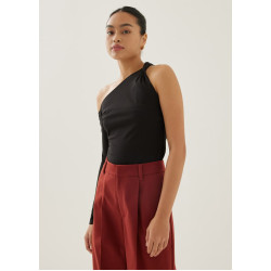 Isbel Asymmetric Jersey Top