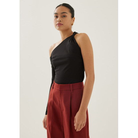 Isbel Asymmetric Jersey Top